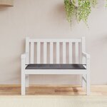 vidaXL Coussin de banc de jardin anthracite 120x50x4 cm tissu oxford