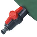 vidaXL Réservoir pliable d'eau de pluie avec robinet 1250 L