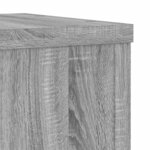 vidaXL Supports pour plantes 2 Pièces sonoma gris bois d'ingénierie