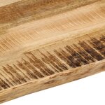 vidaXL Dessus de table bord vivant 90x80x3 8 cm bois de manguier brut