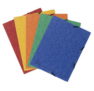 Chemises à élastiques imprimées - pochettes 3 rabats - x 3 - exacompta