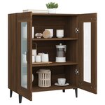 vidaXL Buffet chêne marron 69 5x34x90 cm bois d'ingénierie