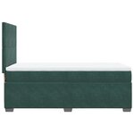 vidaXL Sommier à lattes de lit avec matelas Vert foncé 90x190 cm