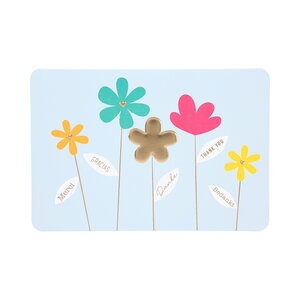 Carte de voeux - remerciements - merci gracias danke thank you bedankt