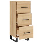 vidaXL Buffet Chêne sonoma 34 5x34x90 cm Bois d'ingénierie