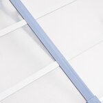 vidaXL Auvent de porte Gris et transparent 396x90 cm Polycarbonate