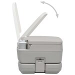 vidaXL Toilette portable de camping avec tente 10+10 L