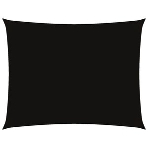 vidaXL Voile de parasol tissu oxford rectangulaire 4x5 m noir