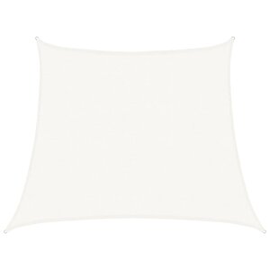 vidaXL Voile d'ombrage 160 g/m² Blanc 3/4x3 m PEHD