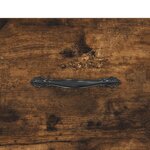 vidaXL Buffet haut chêne fumé 69 5x31x115 cm bois d'ingénierie