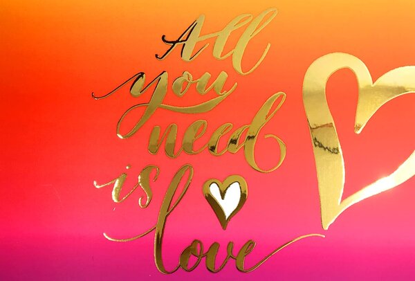 Carte Je t'aime Saint Valentin 14 février Amour I Love you + Enveloppe 12x17 5cm