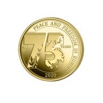 Pièce de monnaie 2 euro 1/2 belgique 2020 bu – paix – légende française