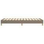 vidaXL Cadre de lit Taupe 80x200 cm Tissu