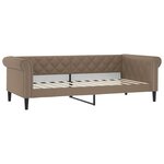 vidaXL Lit de jour avec lit gigogne cappuccino 90x200 cm similicuir