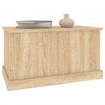 vidaXL Boîte de rangement chêne sonoma 70x40x38 cm bois d'ingénierie