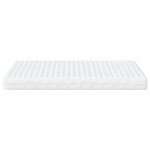 vidaXL Matelas en mousse blanc 200x210 cm dureté H2 H3