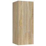 vidaXL Armoire murale Chêne sonoma 34 5x34x90 cm Bois d'ingénierie