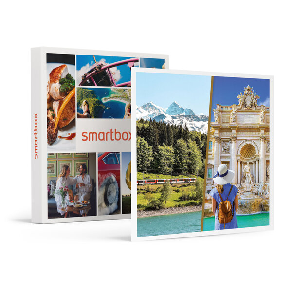 SMARTBOX - Coffret Cadeau Voyage en Europe : Pass Interrail Global Continu 22 jours avec nuit en hôtel -  Multi-thèmes