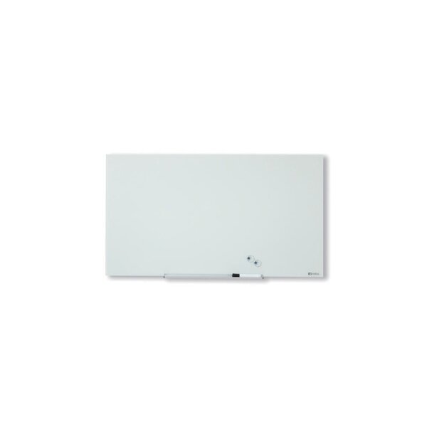 Diamond, tableau blanc mural, surface vitrée magnétique, 1 260 x 710 mm, blanc brillant