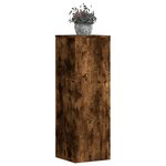 vidaXL Supports pour plantes 2 Pièces chêne fumé bois d'ingénierie