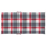 vidaXL Coussins de chaise de jardin à dossier bas lot de 6 rouge