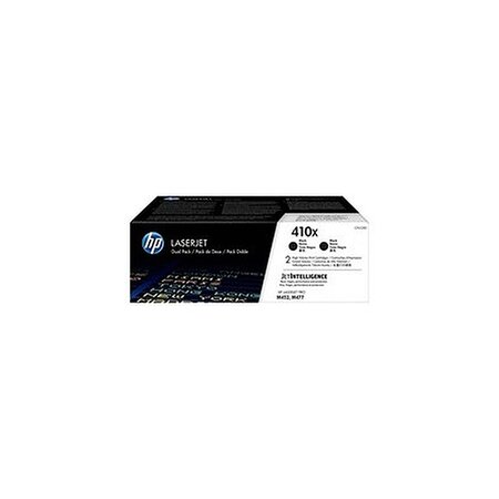 Hp 410x toners pack de 2 noir cf410xd