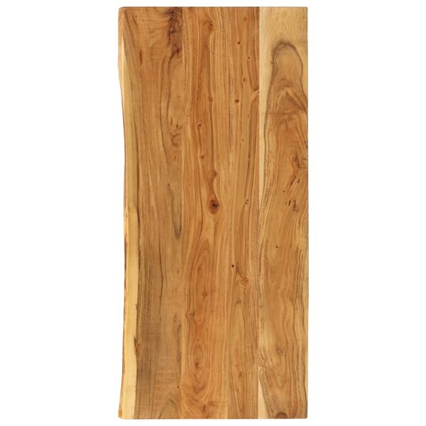 vidaXL Dessus de meuble-lavabo de salle de bain Acacia 140x52x2 5 cm
