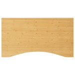 vidaXL Dessus de bureau 110x60x4 cm bambou