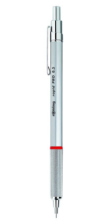 rOtring Rapid PRO Porte-mine mécanique  Argent chromé  0.5 mm