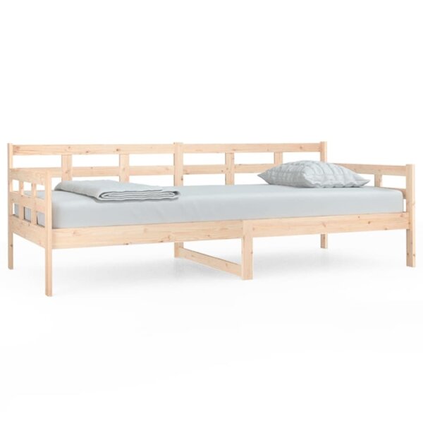vidaXL Lit de jour Bois massif de pin 90x200 cm
