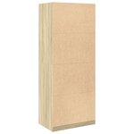 vidaXL Garde-robe chêne sonoma 80x50x200 cm bois d'ingénierie