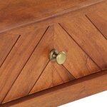 vidaXL Meuble TV 110x40x41 cm Bois d'acacia massif