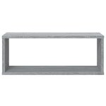 vidaXL Étagères murales cube 6 Pièces Sonoma gris 60x15x23 cm Bois
