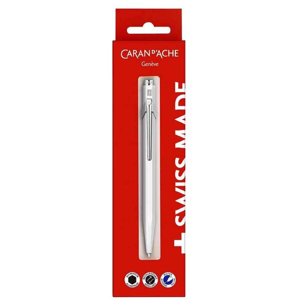 Stylo à bille 849  en étui carton  blanc caran d'ache
