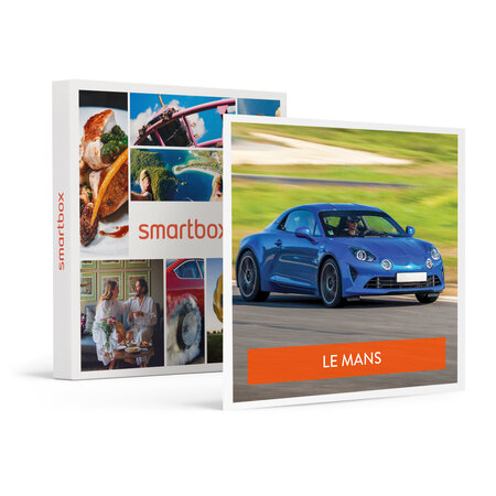 SMARTBOX - Coffret Cadeau Sensations fortes sur le circuit du Mans : 2 tours au volant ou en passager d'une Alpine A110 R -  Sport & Aventure