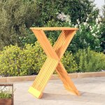vidaXL Tabouret pliant 40x32 5x70 cm Bois massif de teck