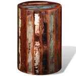 vidaXL Tabouret Bois de récupération massif