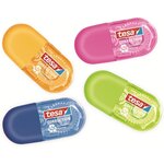 Mini Roller Correction ecoLogo® 6m x 5mm Coloris Aléatoire x 16 TESA