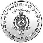 Pièce de monnaie 2 Dollars Niue 2020 1 once argent – PAC-MAN