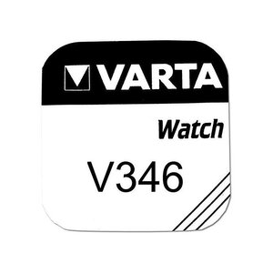 pile oxyde argent pour montres V346 SR712SW 1,55 Volt x 10 VARTA