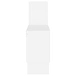 vidaXL Étagère murale forme d'auto Blanc 82x15x51 cm Bois d’ingénierie