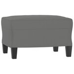 vidaXL Ensemble de canapés 4 Pièces coussins gris foncé tissu microfibre