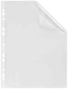 Sachet de 50 Pochettes perforées A4 PP antireflet 0,06 mm ELBA