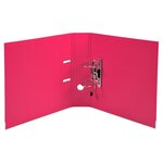 Classeur À Levier Prem'touch Intérieur Et Extérieur En Polypropylène - Dos 80mm - A4 Maxi - Framboise - X 10 - Exacompta