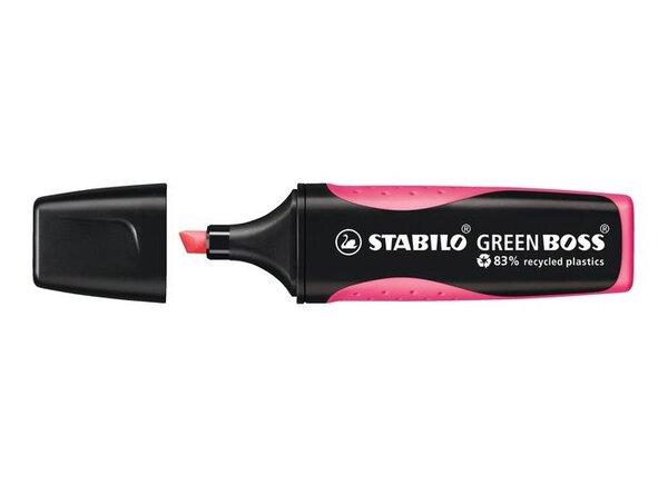 Surligneur GREEN BOSS Pointe Biseautée 2-5 mm Rose STABILO
