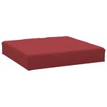 vidaXL Coussins de palette lot de 3 rouge bordeaux tissu oxford