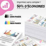 123CONSOMMABLES - 16XL - Pack de 12 cartouches d'encre compatible avec Epson Workforce WF-2750 WF-2760 WF-2660 WF-2650 WF-2630 WF-2540 WF-2530 WF-2510 WF-2010