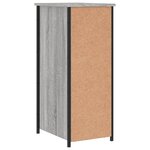 vidaXL Tables de chevet 2 Pièces sonoma gris 32x42x80cm bois d'ingénierie