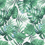 vidaXL Coussin de banc de jardin motif de feuilles 120x50x7 cm