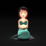 Veilleuse Coral la sirène LED